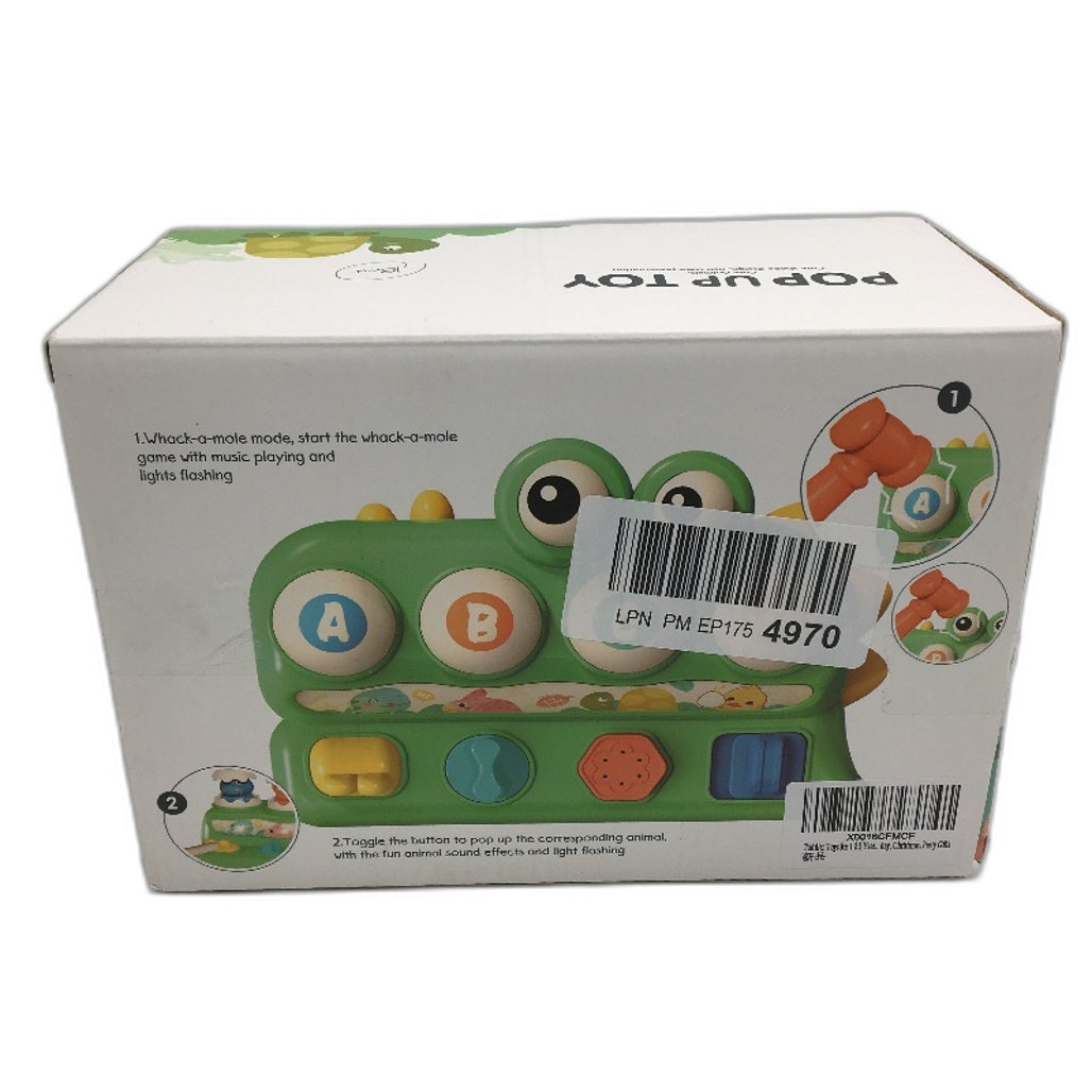 Pop Up Animal Toy Music Light Dinosaur Egg Interactive Early Learning Age 18M+