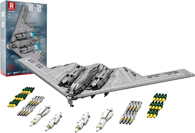 Reobrix 33038 B2 Spirit Aircraft Model Kit Building Blocks Set 1977PCS Age 14+