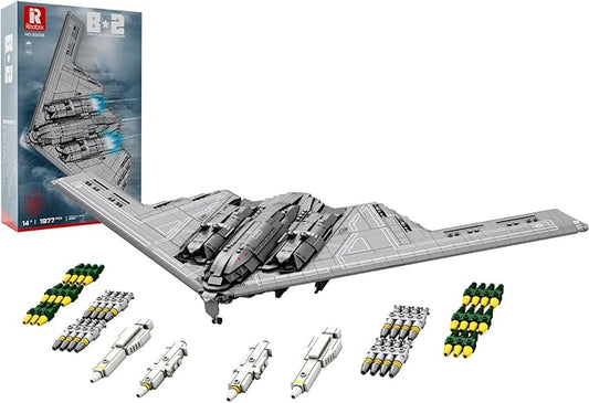Reobrix 33038 B2 Spirit Aircraft Model Kit Building Blocks Set 1977PCS Age 14+