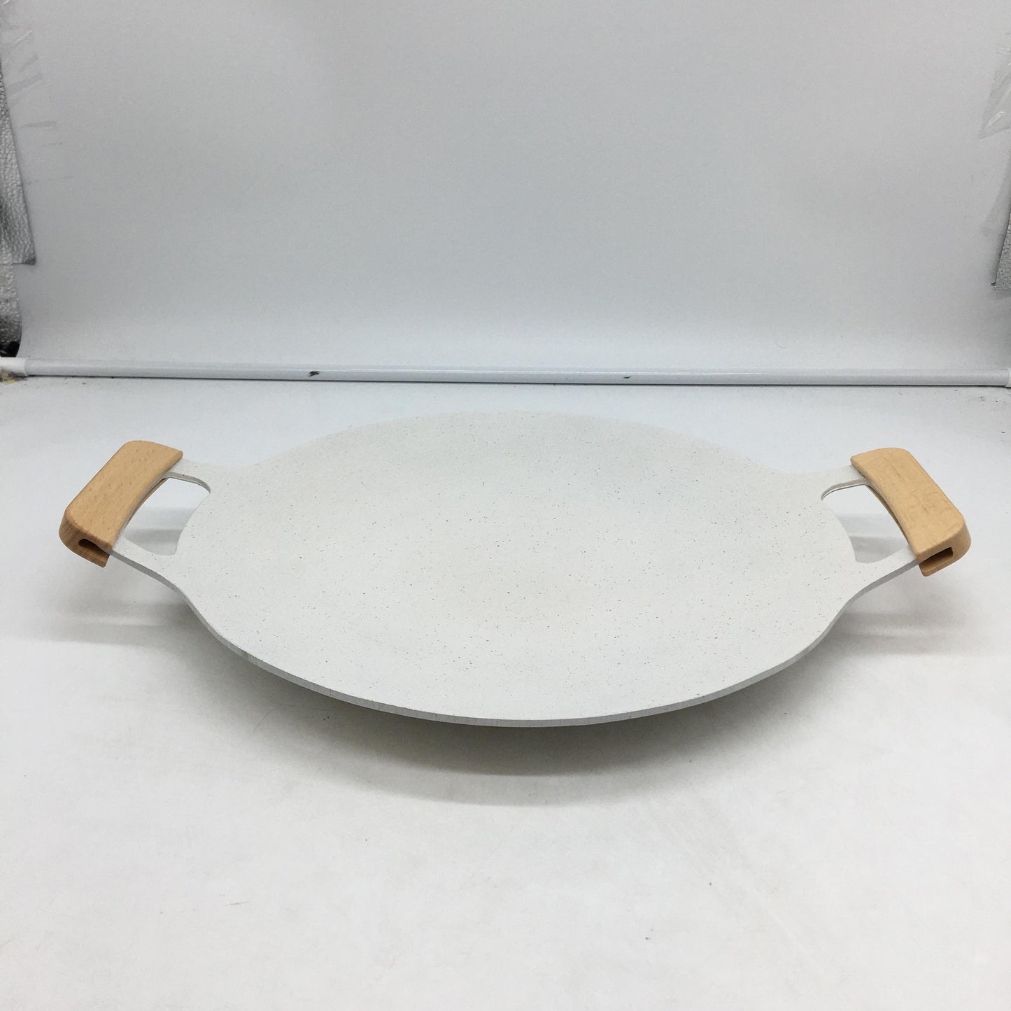 Nonstick Korean BBQ Grill Plate Pan With Handles 34CM For Gas Stovetop Induction