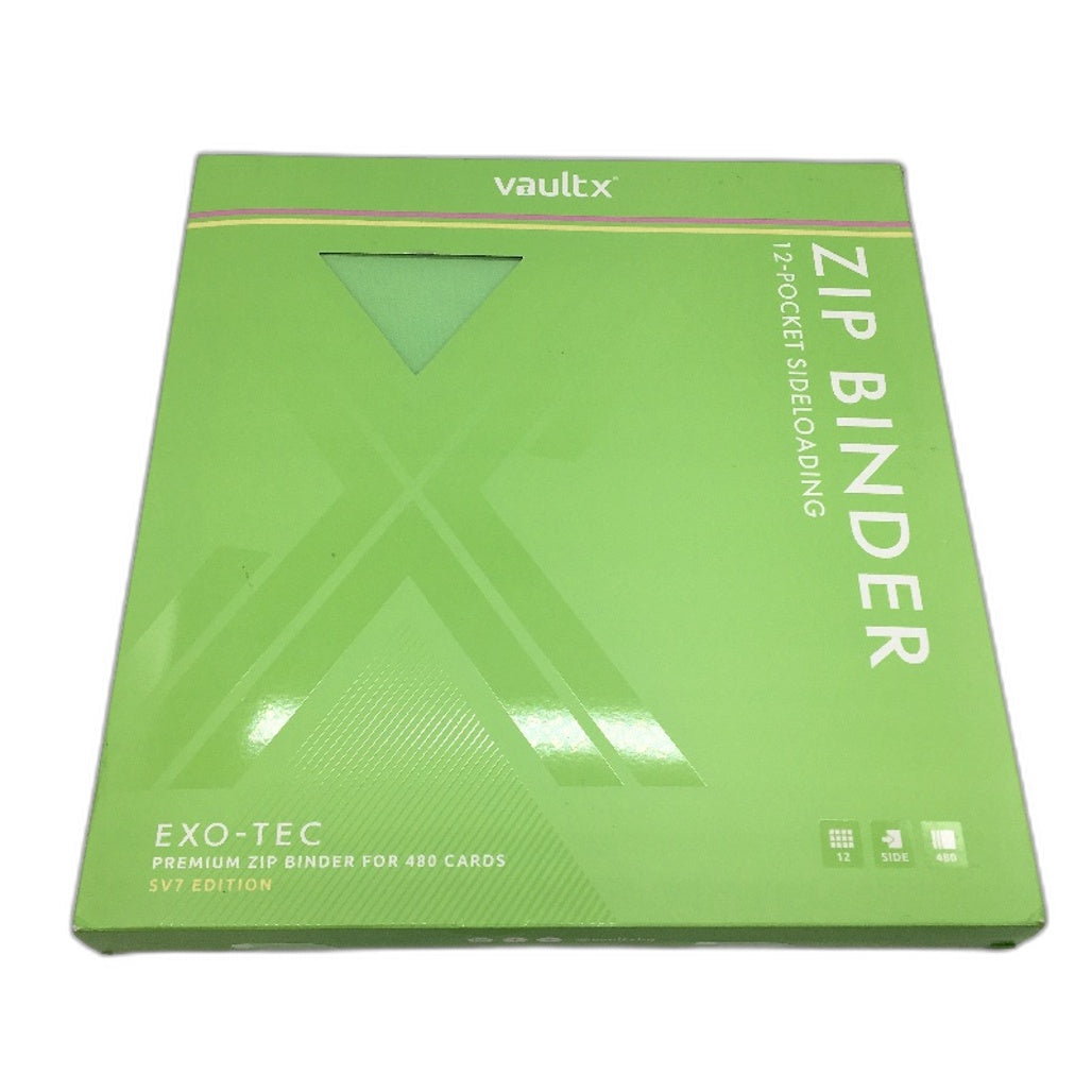 Vault X 12 Pocket Zip Card Binder 480 Slots Pokemon Trading Cards Collection