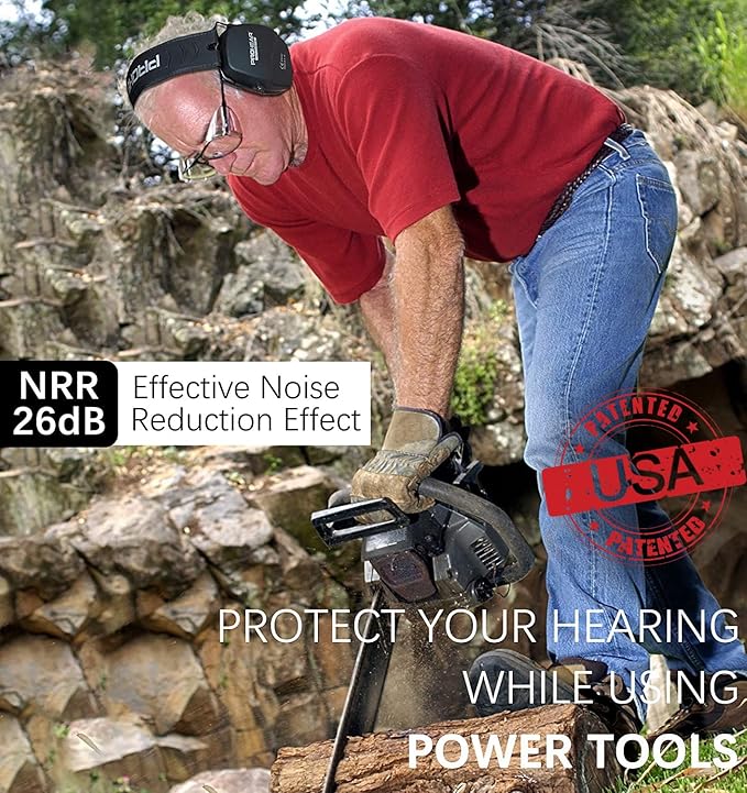 Prohear EM016 SNR 28dB Compact Passive Earmuff Ear Hearing Protection NEW