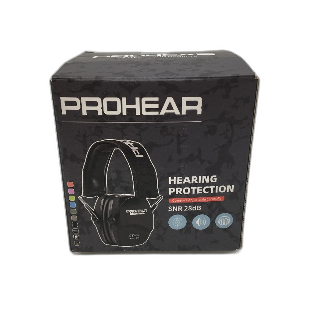 Prohear EM016 SNR 28dB Compact Passive Earmuff Ear Hearing Protection NEW