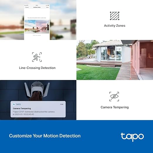 TP-LINK Tapo C310 2 Pack 2K Resolution  AI Outdoor Security Cameras EU Ver NEW