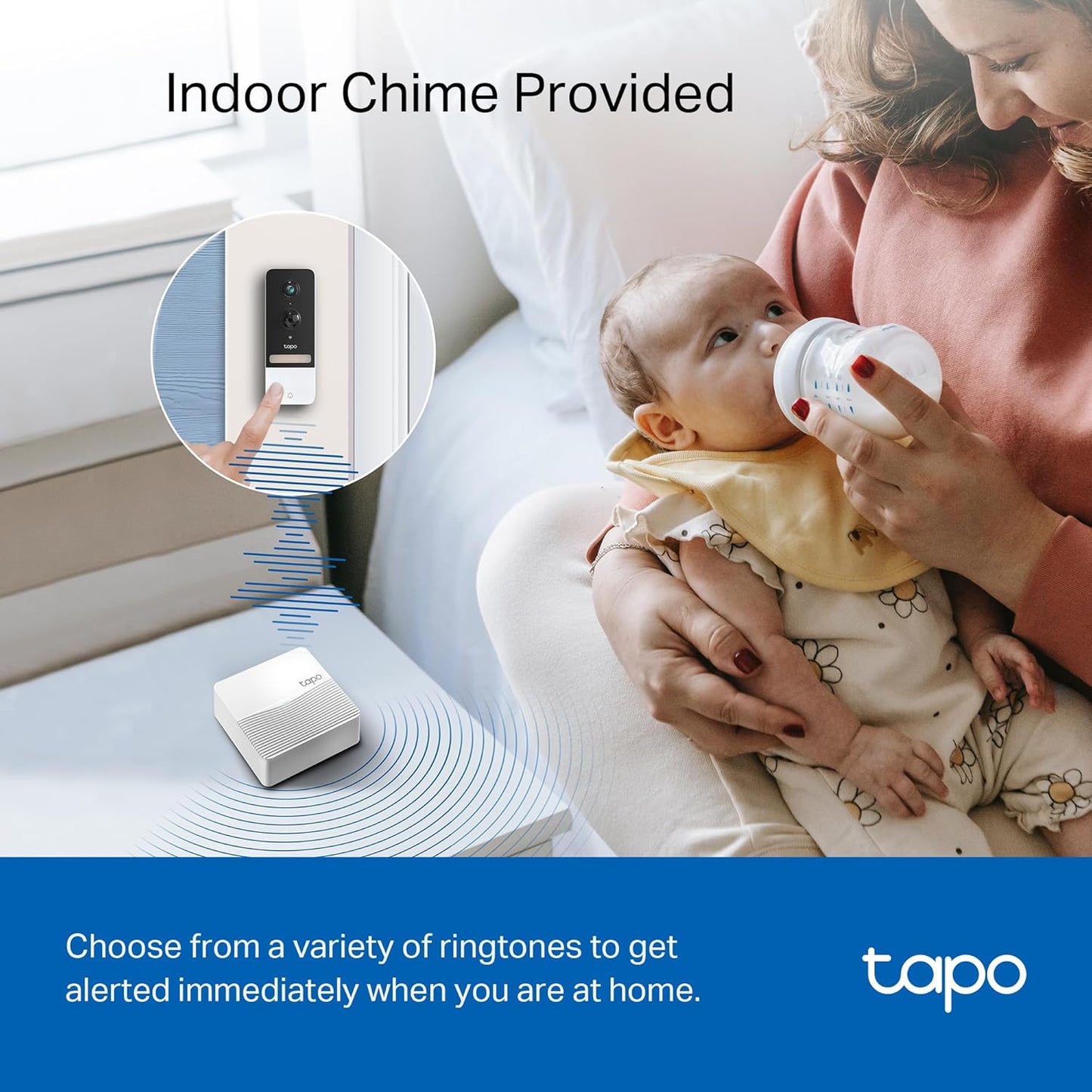 TP-LINK Tapo D230S1 2K 5MP Two Way Wireless Smart Doorbell with Hub US Ver NEW