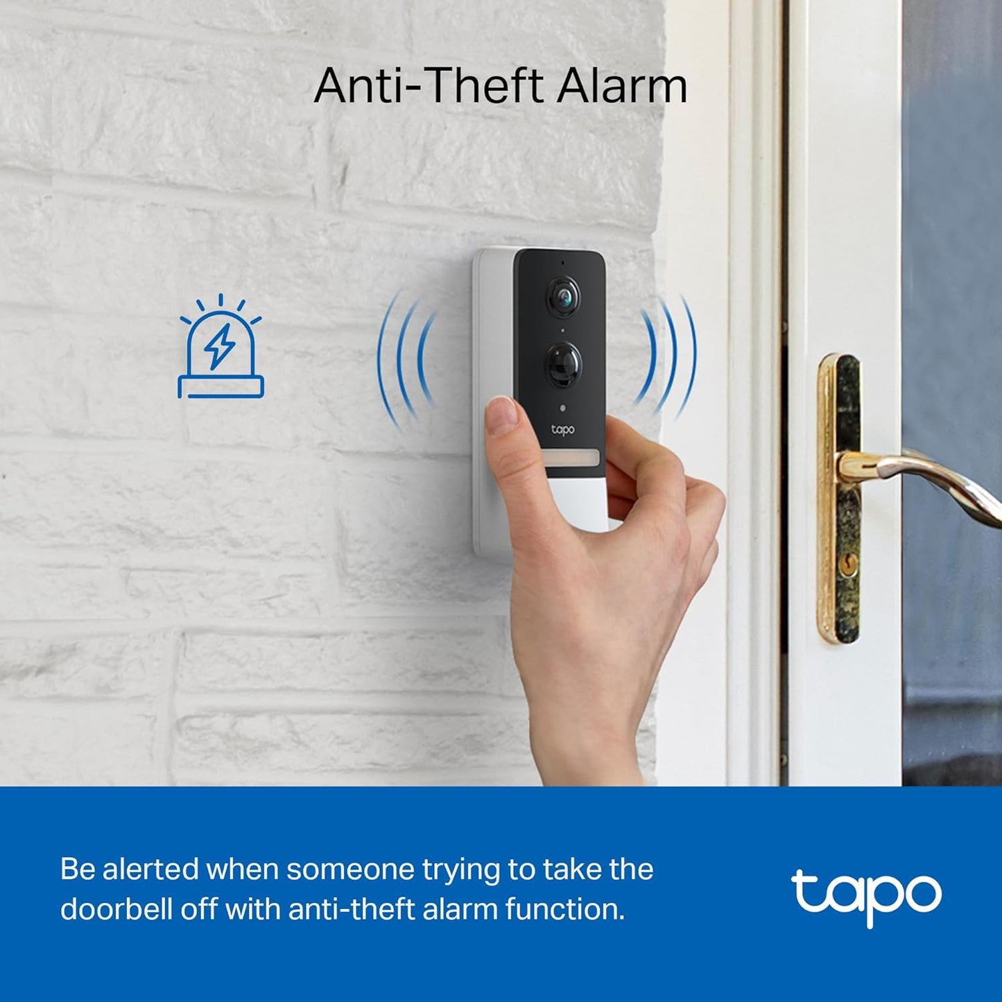 TP-LINK Tapo D230S1 2K 5MP Two Way Wireless Smart Doorbell with Hub US Ver NEW