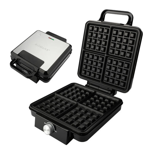 Sokany SK-08031 1500W 220-240V 4 Slot Nonstick Electric Waffle Maker NEW