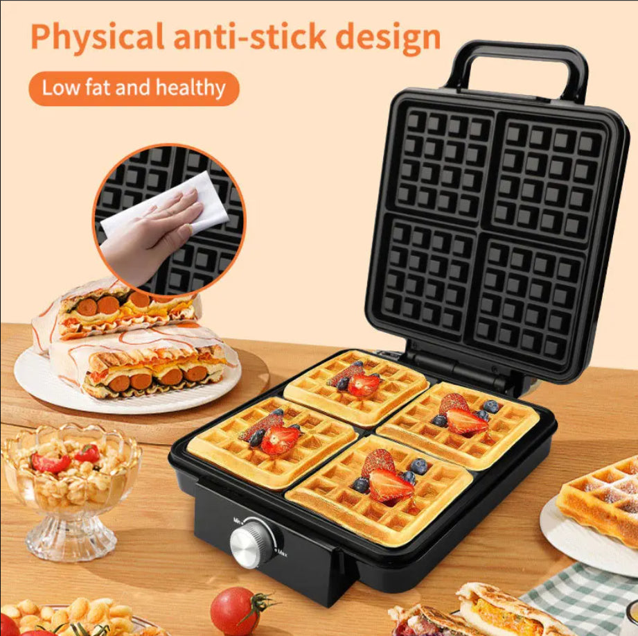 Sokany SK-08031 1500W 220-240V 4 Slot Nonstick Electric Waffle Maker NEW
