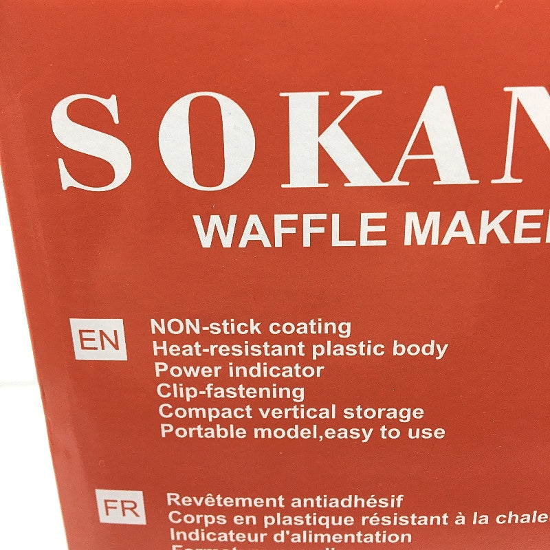 Sokany SK-08031 1500W 220-240V 4 Slot Nonstick Electric Waffle Maker NEW