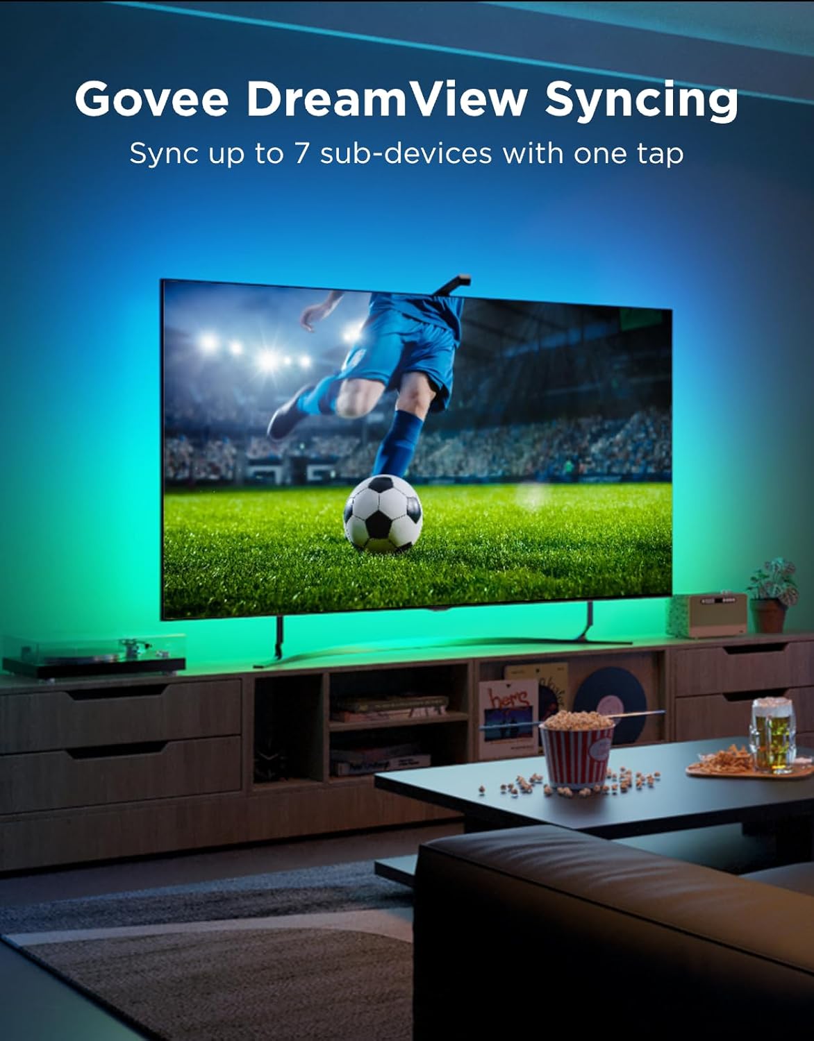Govee TV Backlight 3 Lite for 55-65 Inch TVs Works with Alexa and Google NEW