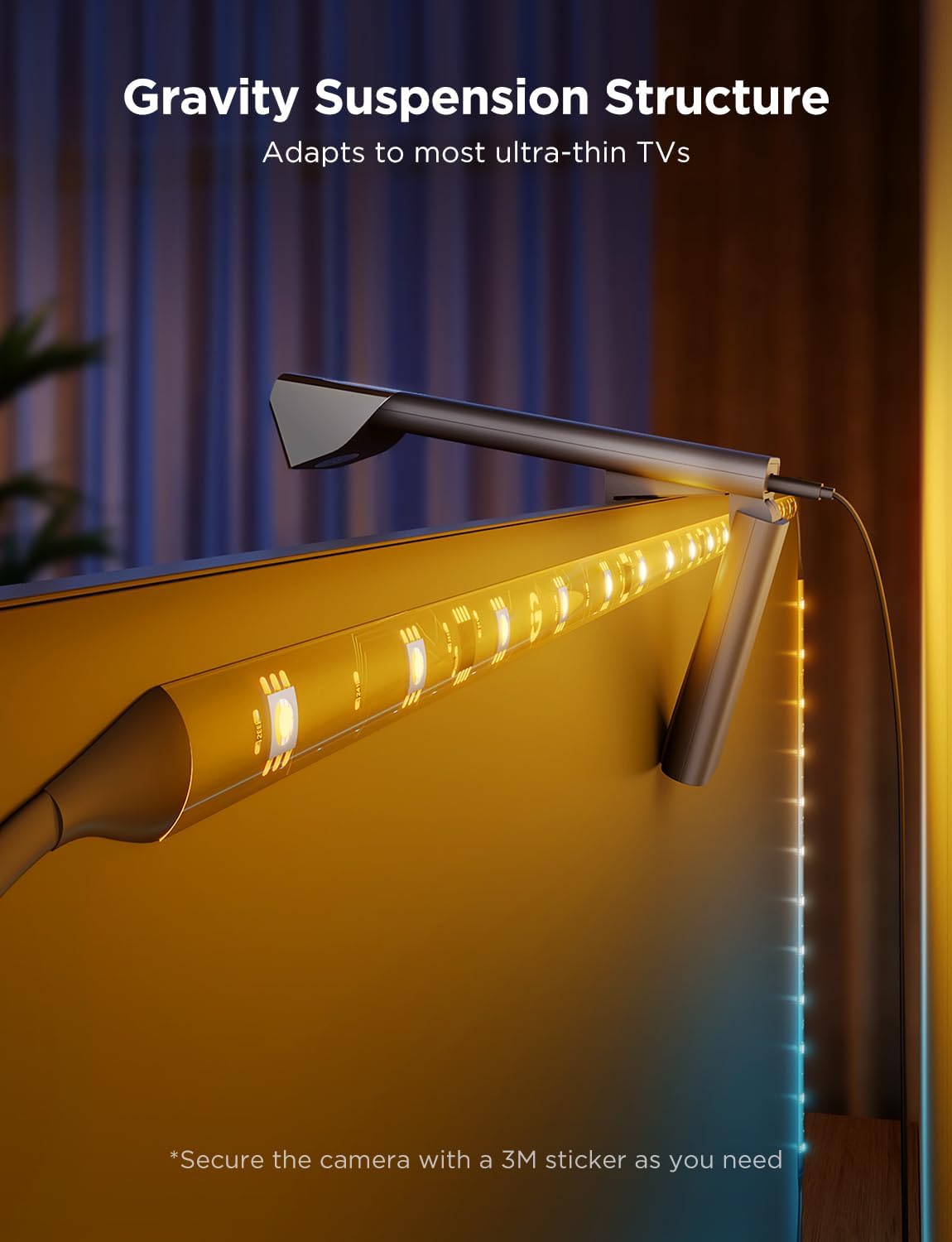 Govee TV Backlight 3 Lite for 55-65 Inch TVs Works with Alexa and Google NEW
