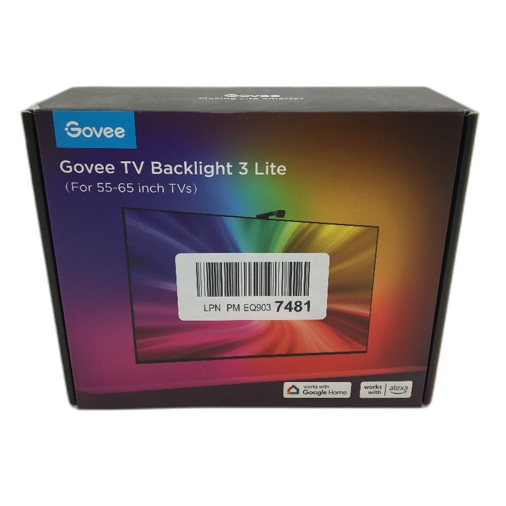 Govee TV Backlight 3 Lite for 55-65 Inch TVs Works with Alexa and Google NEW