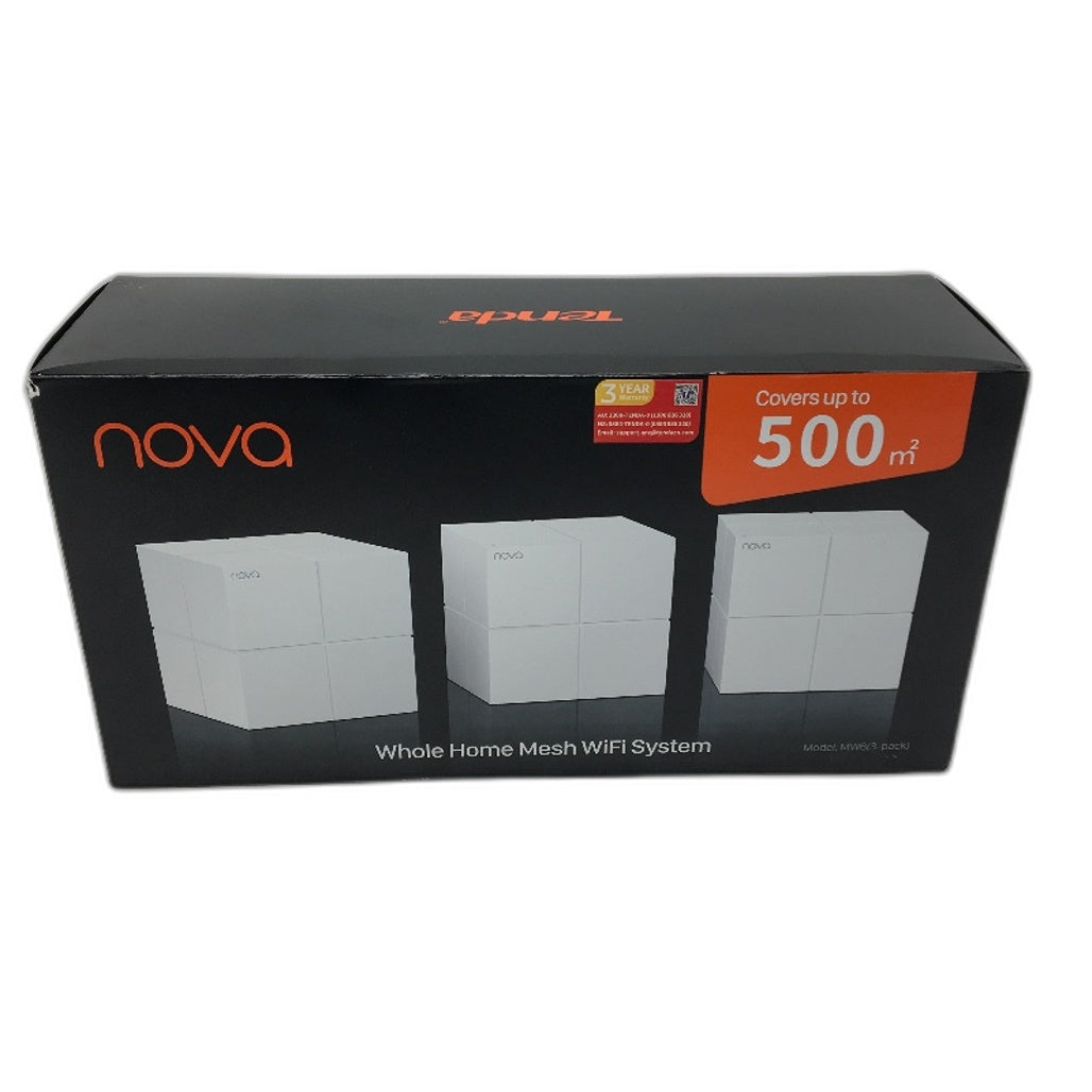 Tenda Nova MW6 3 Pack 500m2 Coverage Whole Home Mesh WiFi System DEMO