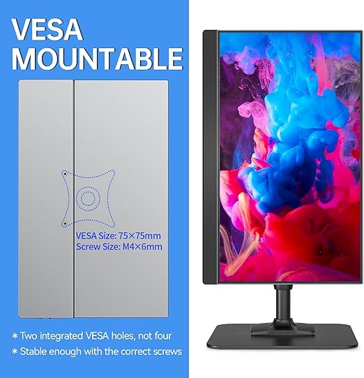 VisionOwl Y1 15.6 Inch 1080p Portable Monitor with Folio Cover for Laptops DEMO