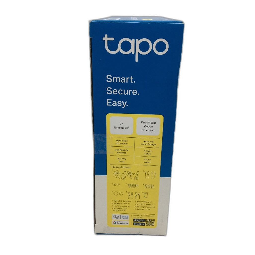 TP-LINK Tapo C310 2 Pack 2K Resolution  AI Outdoor Security Cameras UK Ver DEMO