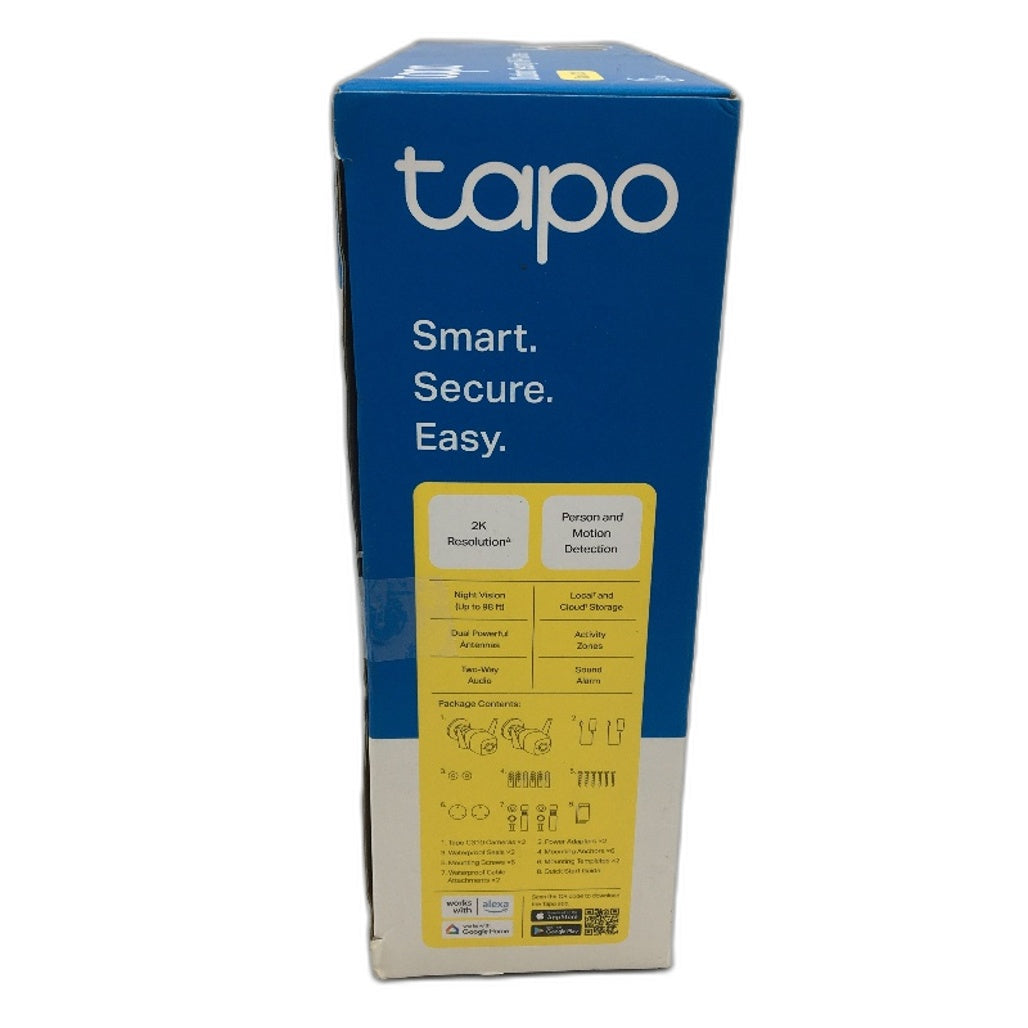 TP-LINK Tapo C310 2 Pack 2K Resolution  AI Outdoor Security Cameras EU Ver DEMO