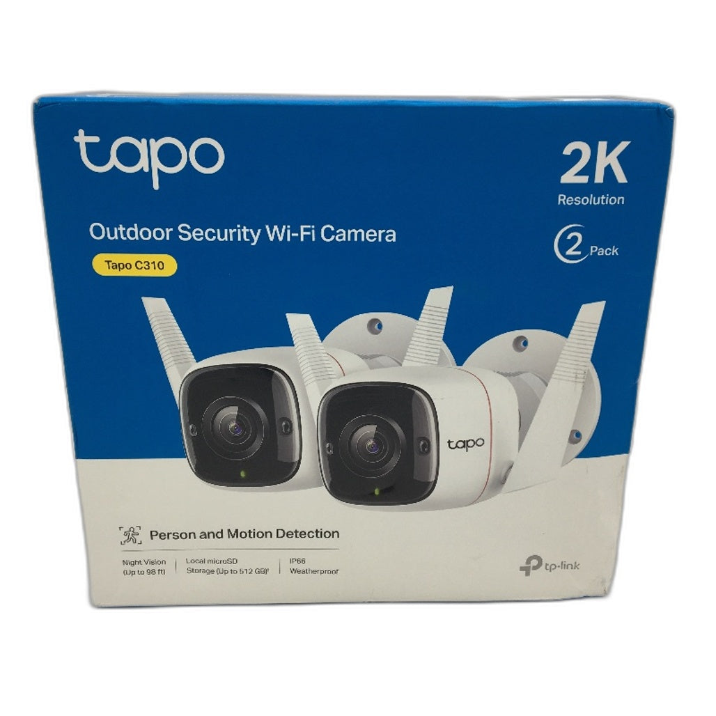 TP-LINK Tapo C310 2 Pack 2K Resolution  AI Outdoor Security Cameras EU Ver DEMO