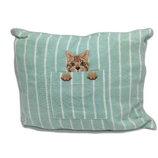 Peter Alexander The Cat's Pyjama Stripe Green Flannelette Set Ladies Size 1+ NEW