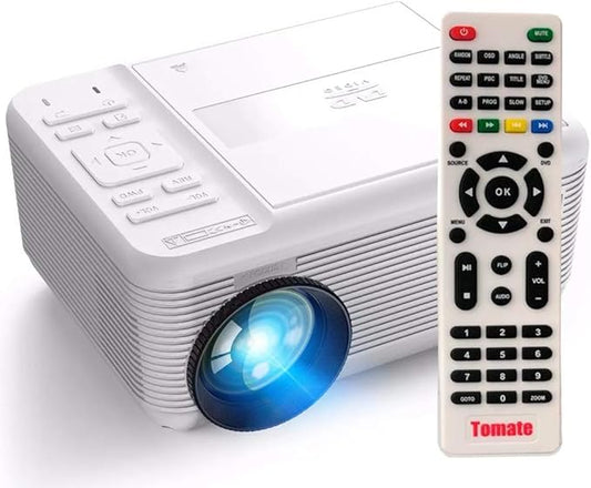 Tomate MTM-7010 700 Lumens 480p LED DVD Player Home Video Projector DEMO