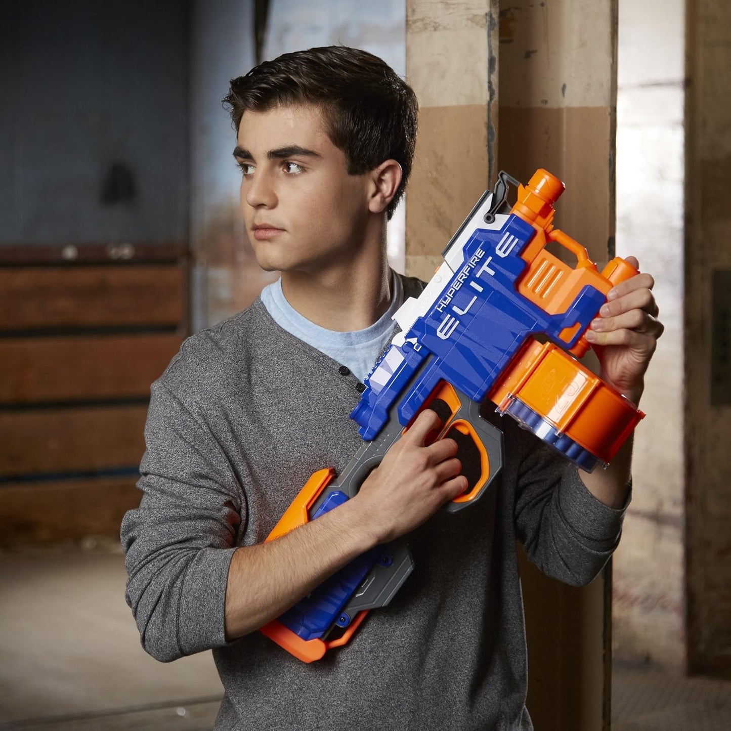 Hasbro Nerf N-Strike Elite HyperFire Blaster Mega Whistler Series Age 8+  NEW