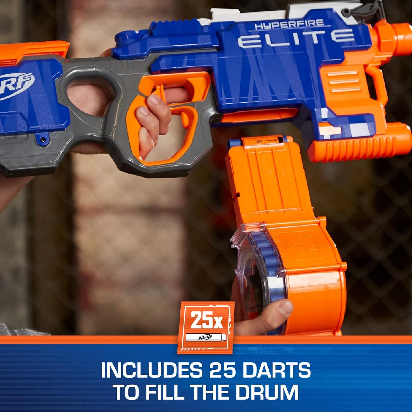 Hasbro Nerf N-Strike Elite HyperFire Blaster Mega Whistler Series Age 8+  NEW