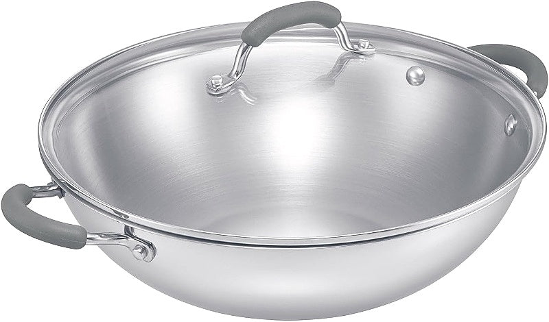 Raco Reliance Induction Suitable Oven Safe Stainless Steel 32cm Covered Wok NEW