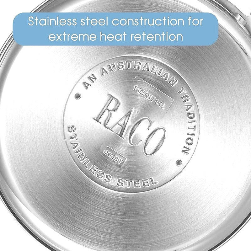 Raco Reliance Induction Suitable Oven Safe Stainless Steel 32cm Covered Wok NEW