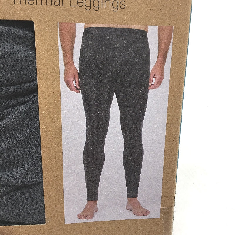 Crane Performance 100%  Aust Merino Wool Grey Thermal Leggings Mens Size S NEW