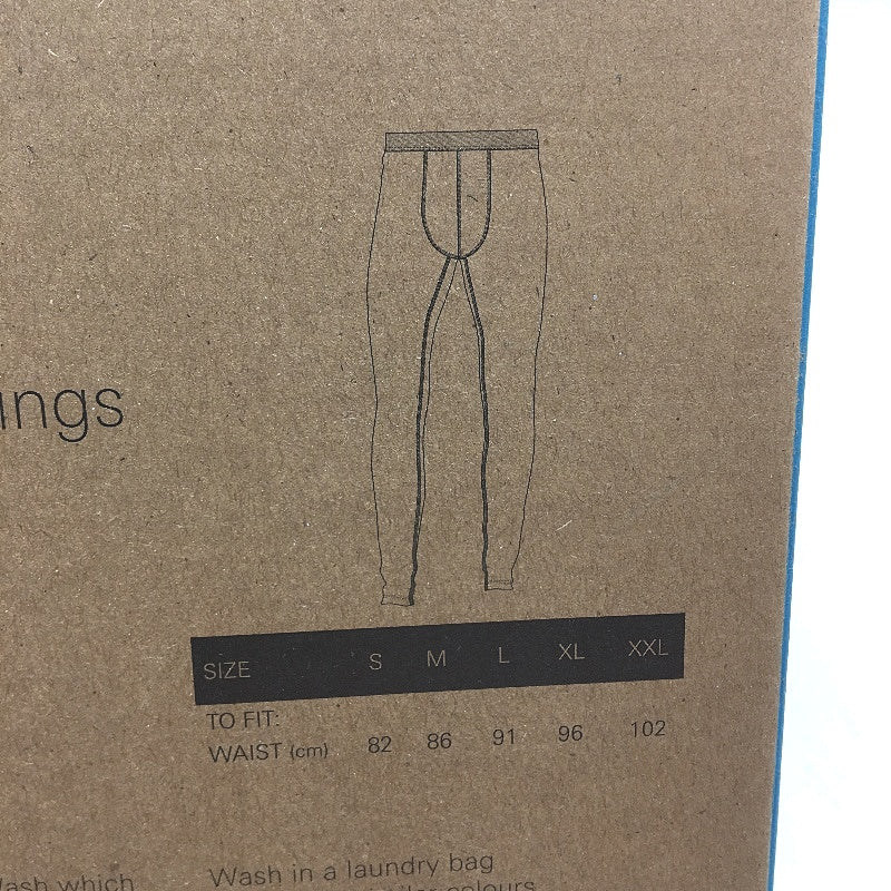 Crane Performance 100%  Aust Merino Wool Grey Thermal Leggings Mens Size S NEW