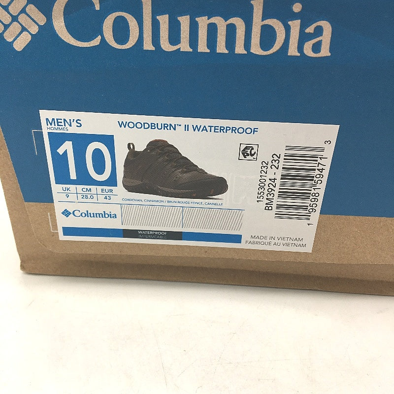 Columbia Woodburn II Brown Waterproof Breathable Sneaker Shoes Mens US 10 NEW