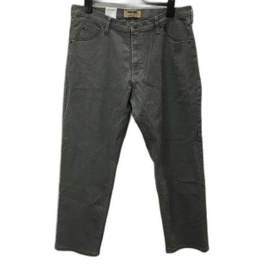 Wrangler Grey 5 Pocket Relaxed Fit Denim Jeans 112345044 Mens Size 36 x 30 NEW