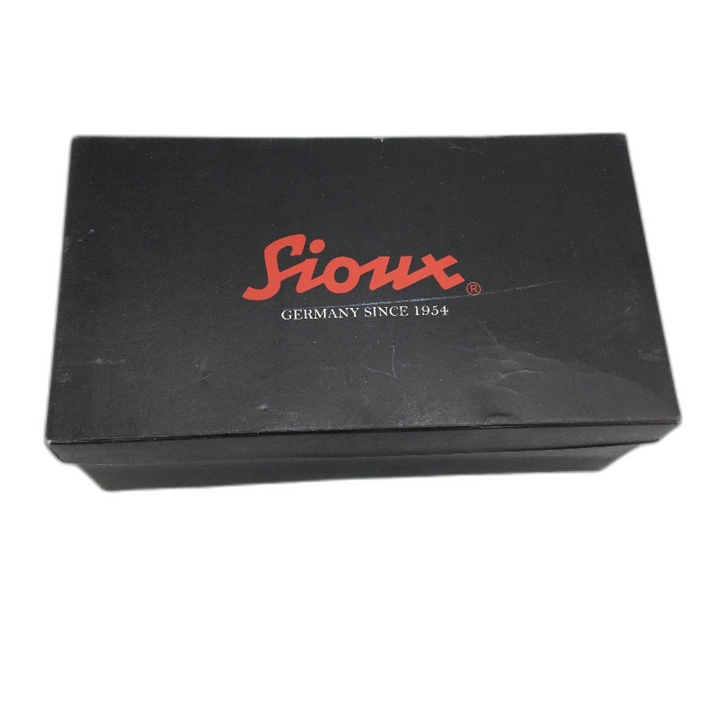 Sioux Germany Black Leather Como Mokassin Slip On Shoe Mens US 10.5 NEW