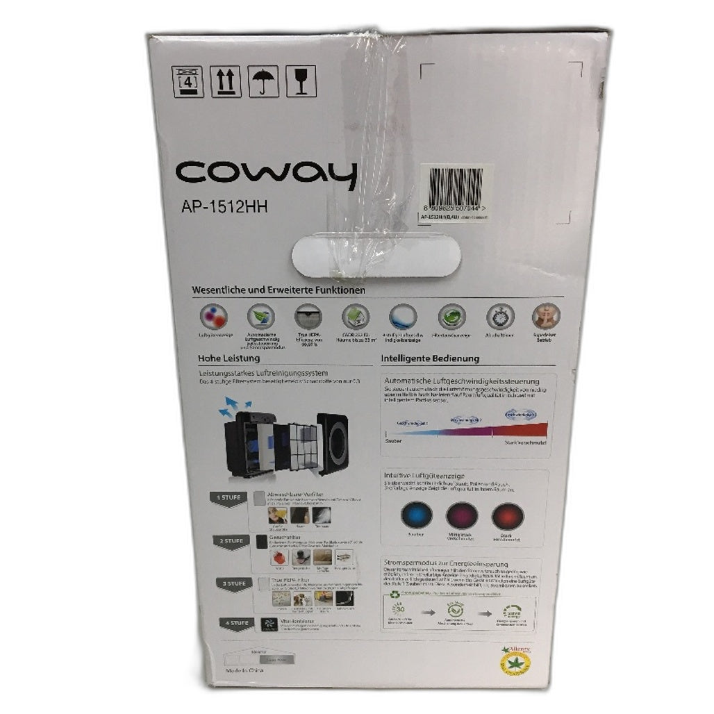 Coway Air Purifier AIRMEGA MIGHTY Black AP-1512HH Large Air Filter