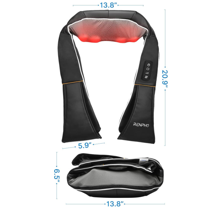 Renpho U-Neck 1 Shoulder & Neck Massager Heated Electrical Massaging