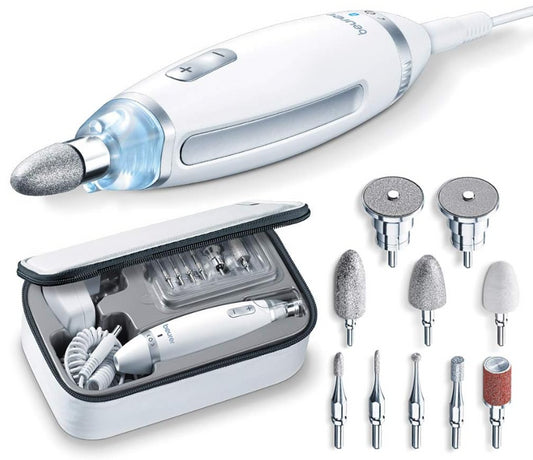 Beurer Beauty MP62 Electric Nail Drill Manicure & Pedicure Set Nail Buffer File