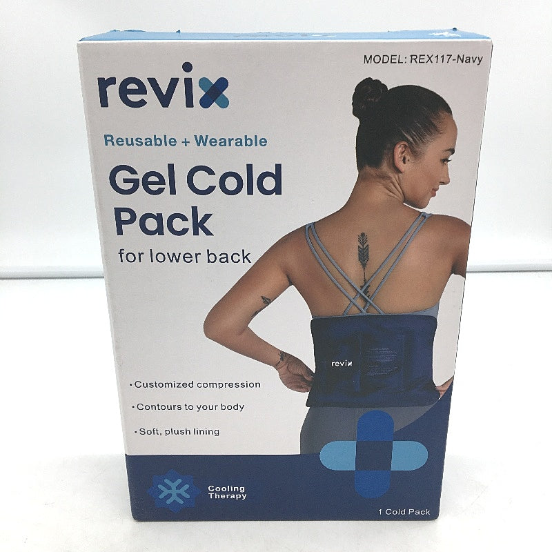 Revix Ice Pack For Injuries REX117 Reusable Gel Cold Pack Soft Lining Compress