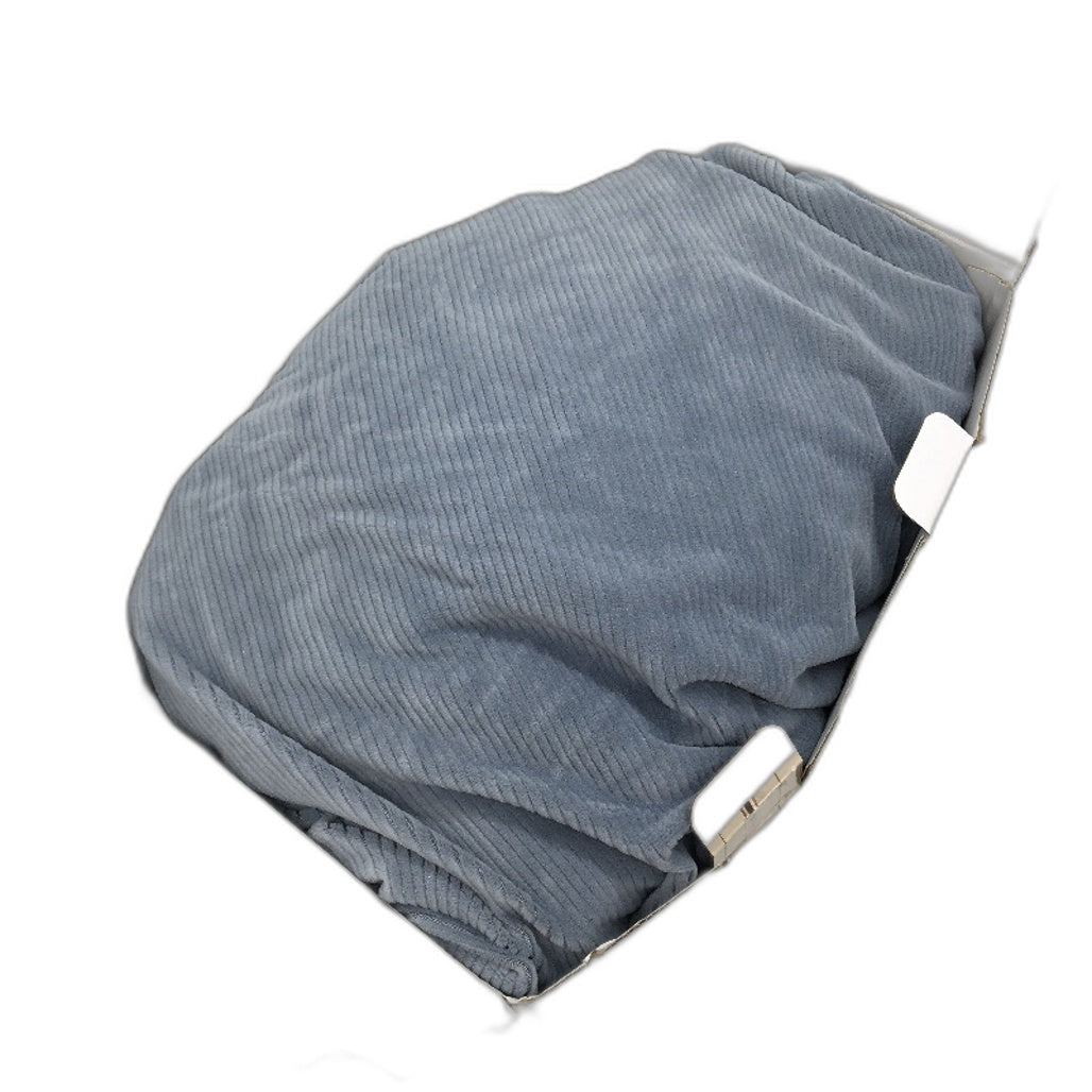 Kirkton House 3 Person Couch Stretchy Slipcover Blue Soft Lined Seat Cover