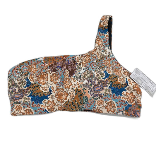 Myer One-Shoulder Multicoloured Patterned Padded Swim Bikini Top Ladies Size 10