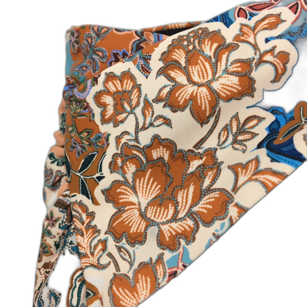 Myer One-Shoulder Multicoloured Patterned Padded Swim Bikini Top Ladies Size 10