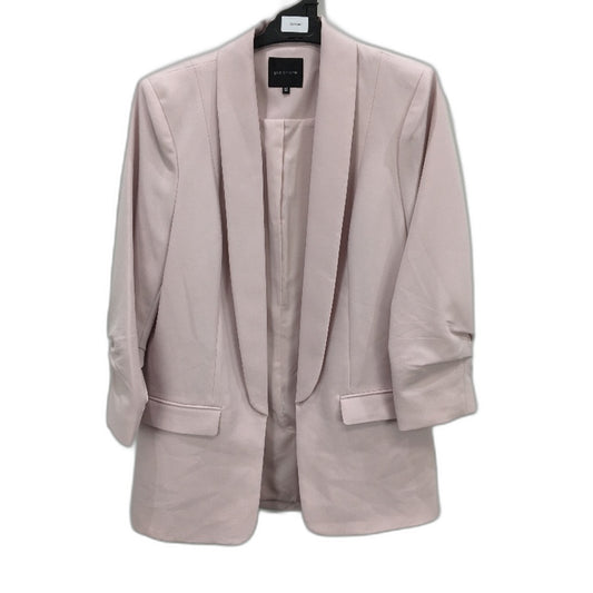 Portmans Rosie Pink Mi Armour Ruched 3/4 Sleeve Lightweight Blazer Size 12 NEW