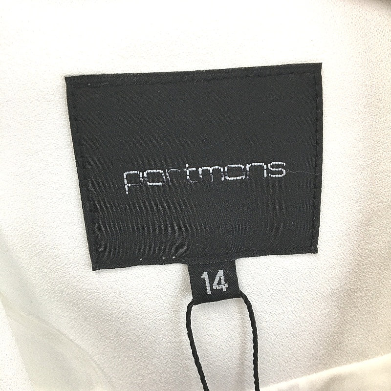 Portmans Mi Armour Bright White Ruched 3/4 Sleeve Lightweight Blazer Size 14 NEW