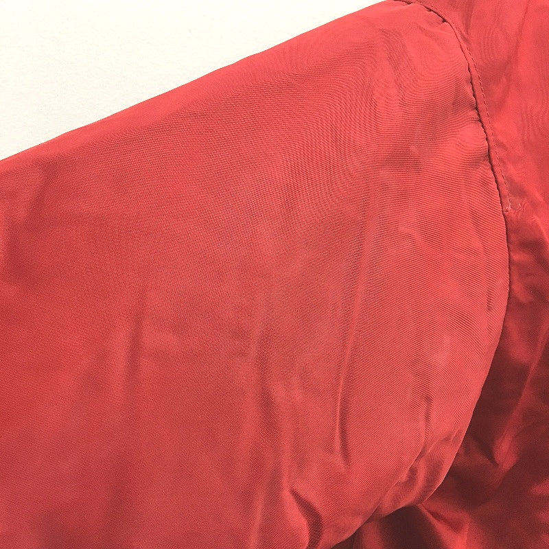 Guess Jeans Rusby Red Embroidered Logo Bomber Jacket Ladies Size M NEW