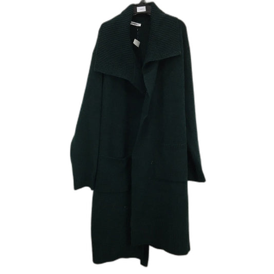 Just Jeans Forest Green Knitted Long Line Belted Jacket Ladies Size 18 NEW