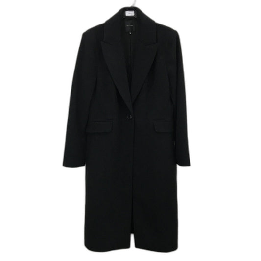 Portmans Black Soft Touch Longline Single Breasted Over Coat Lds Size 14 NEW