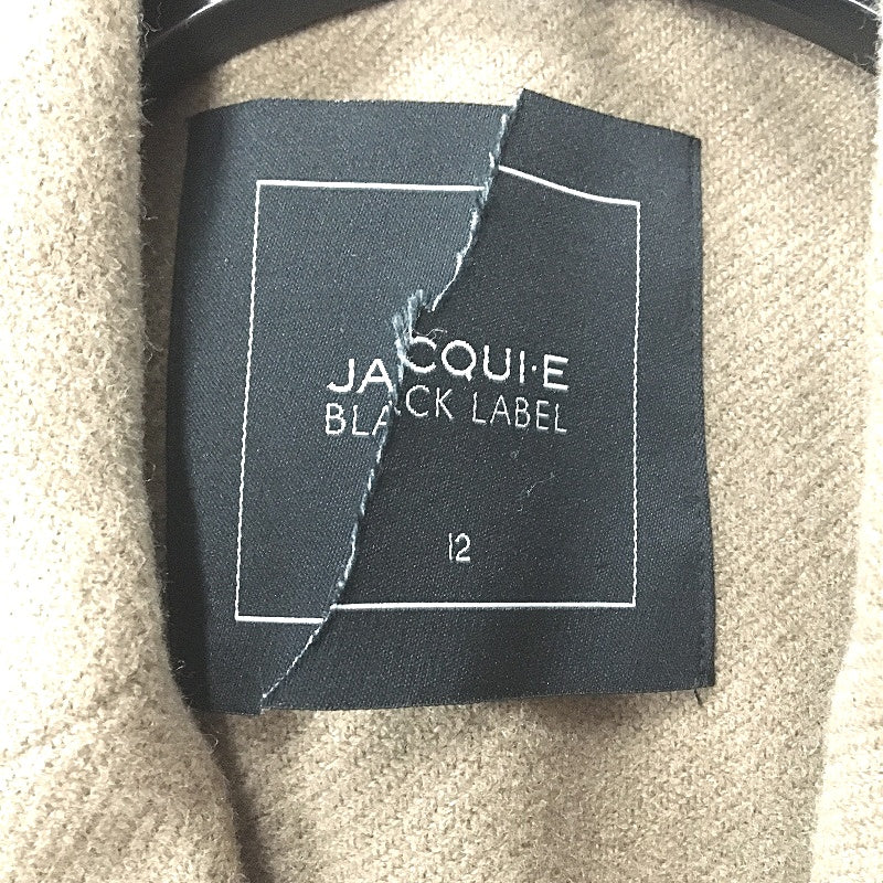 Jacqui E Taupe Soft Touch Longline Single Breasted Ladies Over Coat Size 12 NEW