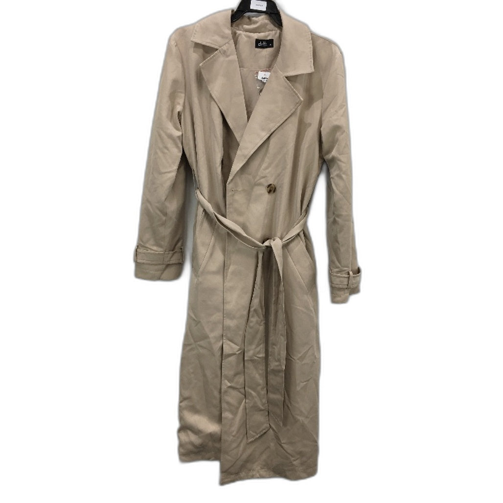 Dotti Double Breasted Outerwear Belted Waist Trench Coat Ladies Size 8 NEW