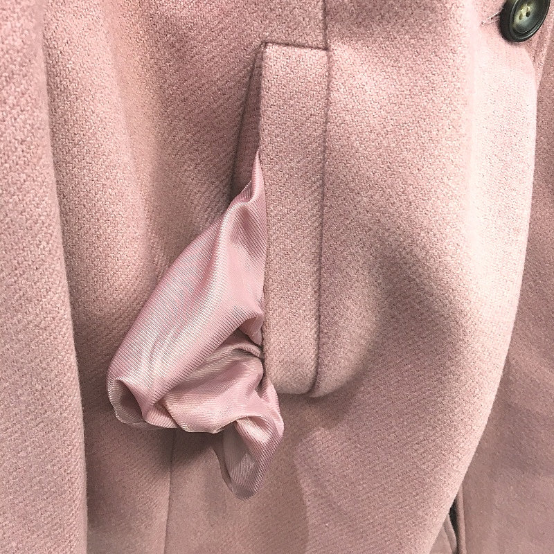 Jacqui E Dusky Pink Single Breasted Outerwear Over Coat Ladies Size 16 NEW