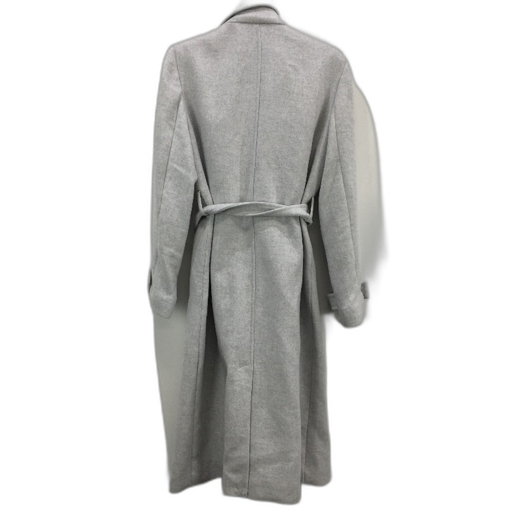 Portmans Light Grey Soft Touch Double Breasted Wool Blend Coat Ladies Sze 12 NEW