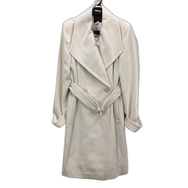 Portmans Winter White Button Up Belted Wynter Wrap Coat Ladies Size 12 NEW