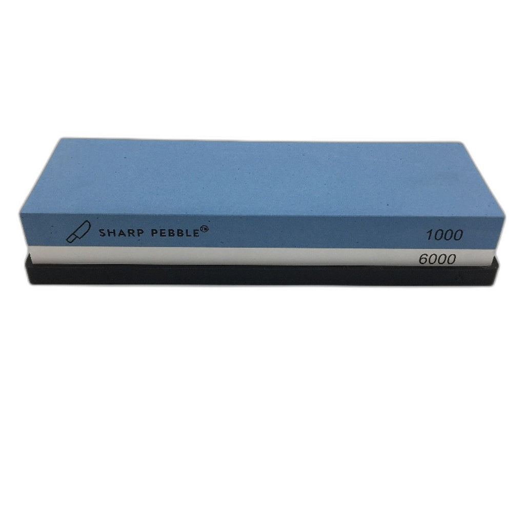 Sharp Pebble Premium Whetstone Knife Sharpening Stone Sharpener Bamboo Base NEW
